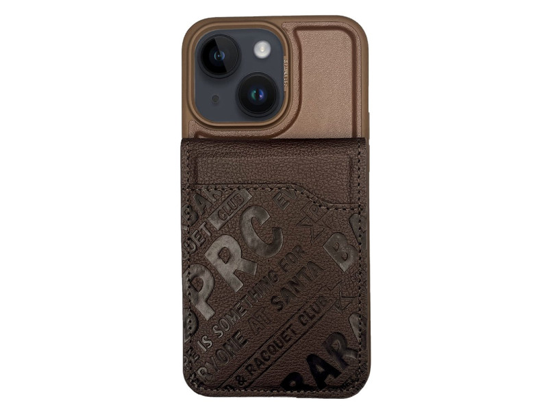 Santa Barbara Polo Racquet Club iPhone 15 Timothy Cüzdanlı Standlı Kapak - Kahverengi