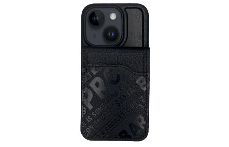 Santa Barbara Polo Racquet Club iPhone 15 Timothy Cüzdanlı Standlı Kapak - Siyah