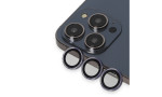 URR iPhone 14 Pro Max Rhomb Snakeskin AR Kamera Lens Koruyucu - Derin Mor