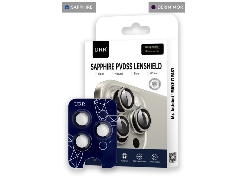 URR Sapphire PVDSS Kamera Lens Koruyucu - Mix