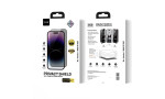 URR iPhone 15 Pro 3D Resin Edge Cam Ekran Koruyucu - Siyah