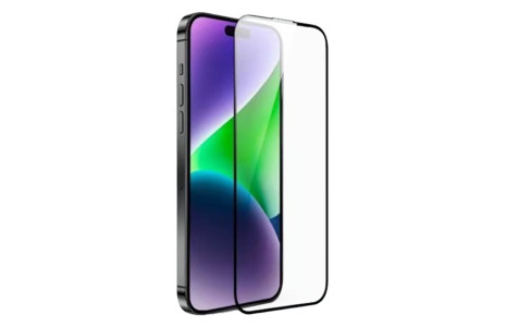 URR iPhone 15 Pro Max 3D Curved Edge HD Cam Ekran Koruyucu - Siyah