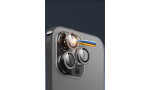 URR iPhone 15 Pro 3D PVD Dioxide Kamera Lens Koruyucu - Natural Grey