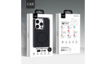 URR iPhone 15 Pro Max Matte Pure Glass Magsafe Kapak - Siyah