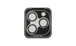 URR iPhone 15 Pro Max Rhomb Snakeskin AR Kamera Lens Koruyucu - Gümüş