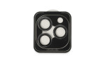 URR iPhone 15 Pro Rhomb Snakeskin AR Kamera Lens Koruyucu - Siyah