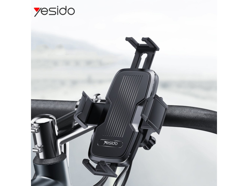 Yesido C127 Bisiklet İçin Ayarlanabilir Telefon Tutucu - Siyah