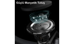 Yesido C159 2in1 Izgara Klipsli ve Yapışkanlı 360 Derece Ayarlanabilir Manyetik Magsafe Araç Tutucu - Siyah