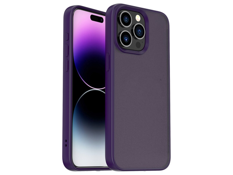 Yesido iPhone 14 Pro PC05 Tower Kapak - Derin Mor