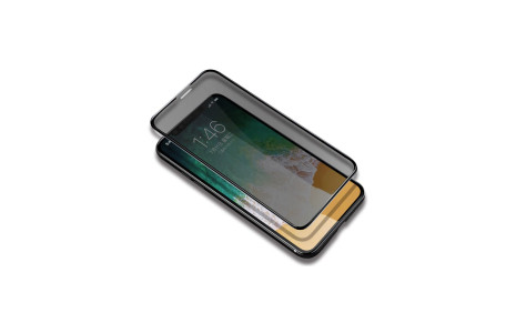 Yesido iPhone 15 5D Hayalet Cam Ekran Koruyucu - Siyah