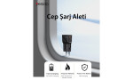Yesido MC17 20W Type-C ve 20W Usb Çıkışlı PD Şarj Adaptörü - Siyah