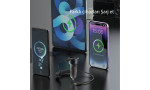 Yesido Y57 1 Adet 18W Usb / 1 Adet 30W Type-C ve 20W Dahili Lightning Kablolu PD Hızlı Araç Şarj - Siyah