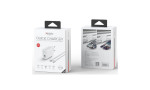 Yesido YC44 20W Type-C / 20W Lightning Çıkışlı ve 1M 27W Type-C to Lightning Kablolu PD Şarj Cihazı - Beyaz
