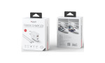 Yesido YC52 1 Adet 30W Type-C 1 Adet 30W Lightning 1 Adet 30W Usb Çıkışlı ve 1M 27W Type-C to Lightning Kablolu PD Şarj Cihazı - Beyaz