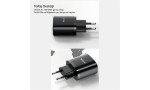 Yesido YC54 2 Adet 20W Type-C Çıkışlı ve 1M 27W Type-C to Lightning Kablolu PD Şarj Cihazı - Siyah