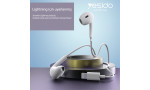 Yesido YH37 1.2M Lightning Bluetooth Kablolu Kulaklık - Beyaz