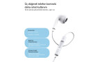 Yesido YH37 1.2M Lightning Bluetooth Kablolu Kulaklık - Beyaz