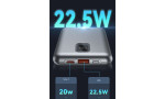 Yesido YP46 10.000 mAh 22.5W Dijital Göstergeli USB3.0 PD Hızlı Şarj Powerbank - Siyah