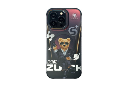 ZuckBear iPhone 15 Pro Berlin Boss Magsafe Kapak - Eins Suave