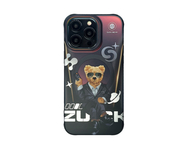 ZuckBear iPhone 15 Pro Berlin Boss Magsafe Kapak - Eins Suave