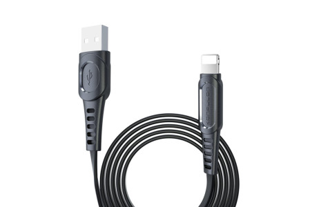 Konfulon DC02 Süper Hızlı Lightning Kablo iphone Uyumlu 1M 2.4A - Siyah