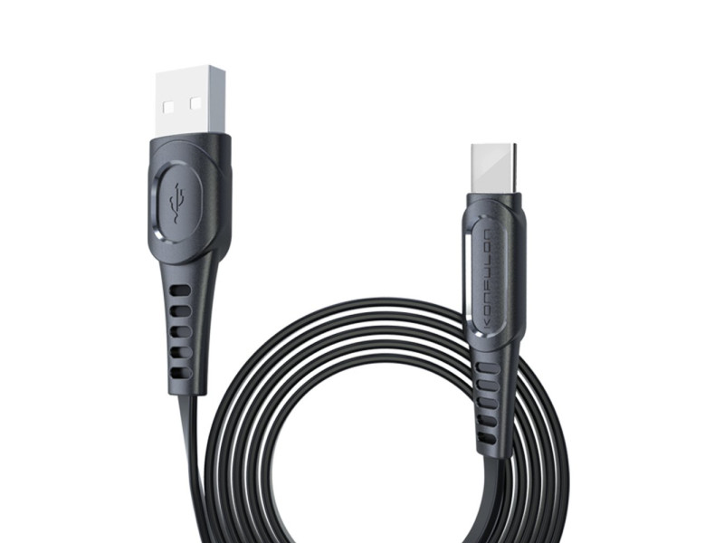 Konfulon DC03 Süper Hızlı Type-C Kablo 1M 2.4A - Siyah