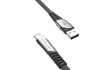 Konfulon DC17 Lightning Kablo iphone Uyumlu 1M 2.4A - Siyah