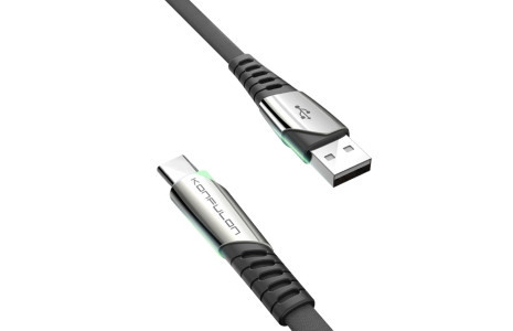 Konfulon DC18 Type-C Kablo 1M 5A - Siyah