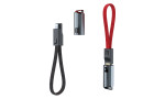 Konfulon DC22 Lightning Kablo iphone Uyumlu 23cm 2.1A - Kırmızı