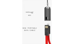 Konfulon DC22 Lightning Kablo iphone Uyumlu 23cm 2.1A - Kırmızı