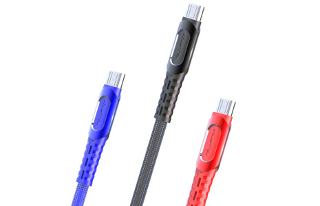 Konfulon DC28 Micro USB Kablo 1M 2.4A - Mavi
