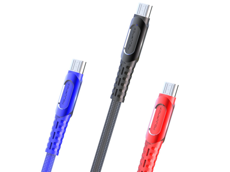 Konfulon DC28 Micro USB Kablo 1M 2.4A - Mavi