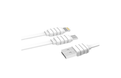 Konfulon S56 2in1 (Lightning-Micro USB) Kablo 1.2M 2.1A