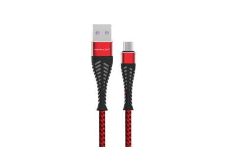 Konfulon S61 Micro USB Kablo 1.2M 3.1A - Kırmızı