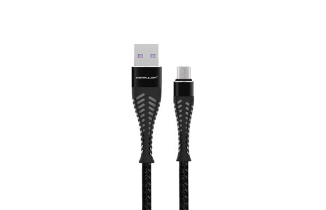 Konfulon S61 Micro USB Kablo 1.2M 3.1A - Siyah