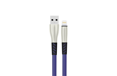 Konfulon S89 Metal Uçlu Lightning Kablo iphone Uyumlu 1M 2.4A - Mavi