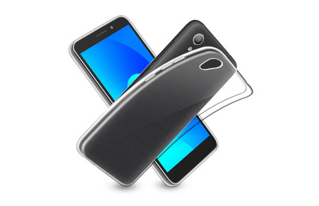 Newface Alcatel 1 Kılıf Lüx Şeffaf Silikon - Şeffaf