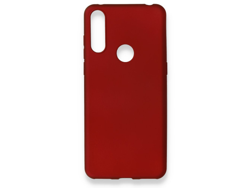 Newface Alcatel 3x 2019 Kılıf First Silikon - Bordo