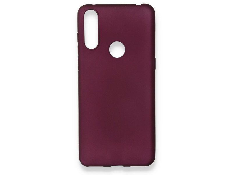 Newface Alcatel 3x 2019 Kılıf First Silikon - Mürdüm