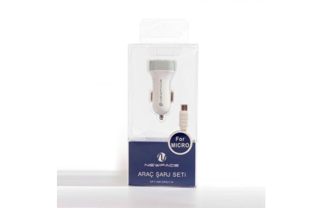 Newface C17 Micro USB 2.1A Araç Şarjı