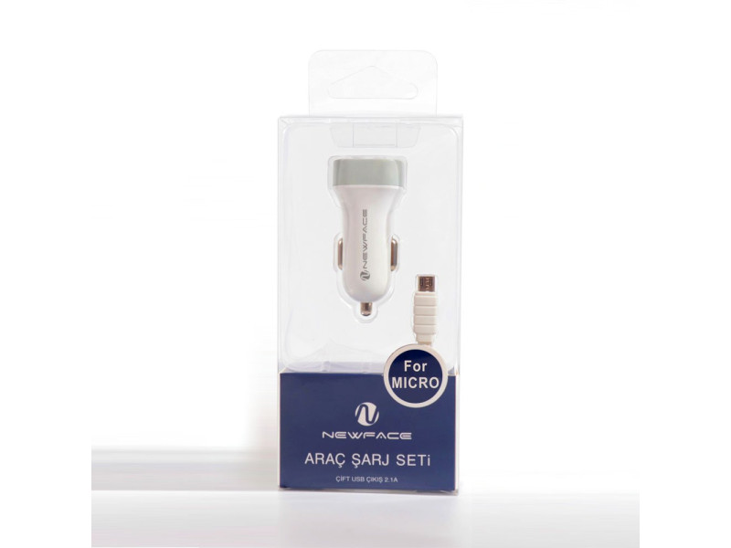 Newface C17 Micro USB 2.1A Araç Şarjı