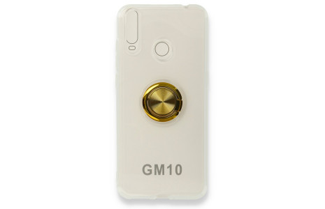 Newface General Mobile GM 10 Kılıf Gros Yüzüklü Silikon - Gold