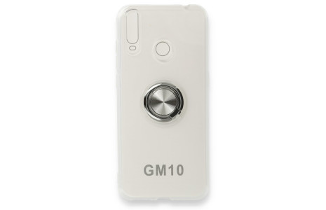 Newface General Mobile GM 10 Kılıf Gros Yüzüklü Silikon - Gümüş