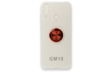 Newface General Mobile GM 10 Kılıf Gros Yüzüklü Silikon - Kırmızı