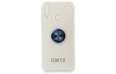 Newface General Mobile GM 10 Kılıf Gros Yüzüklü Silikon - Mavi