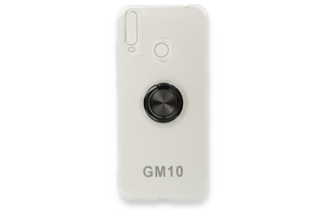 Newface General Mobile GM 10 Kılıf Gros Yüzüklü Silikon - Siyah