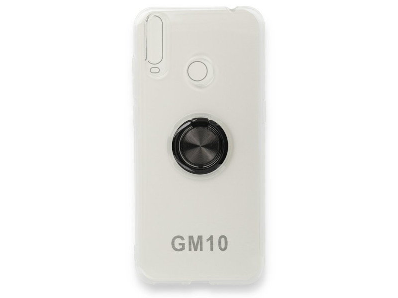 Newface General Mobile GM 10 Kılıf Gros Yüzüklü Silikon - Siyah