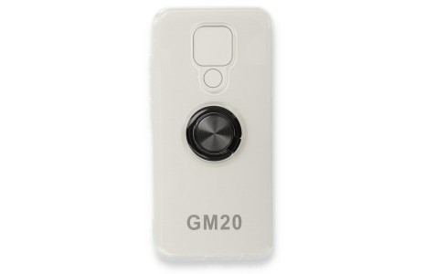 Newface General Mobile GM 20 Kılıf Gros Yüzüklü Silikon - Siyah