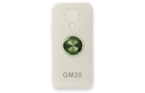 Newface General Mobile GM 20 Kılıf Gros Yüzüklü Silikon - Yeşil