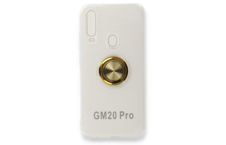 Newface General Mobile GM 20 Pro Kılıf Gros Yüzüklü Silikon - Gold